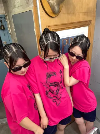 ロング ヘアアレンジ TNB TOKYO所属・Insta 指名 No.1KURUMIのヘアスタイル