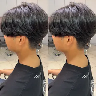 ミディアム パーマ メンズ TATSUKI タツキのヘアスタイル