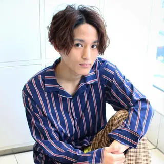 ショート パーマ メンズ FORTE MiLA 新居尚志のヘアスタイル