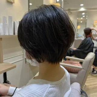 ショート 韓国ﾍｱ&ｼｮｰﾄ ボブ💜桑原のヘアスタイル