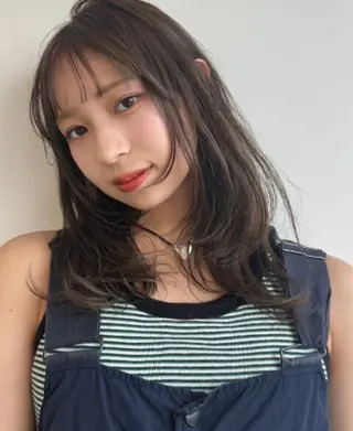 セミロング FOF所属・無料カットモデル 募集中AKARIのヘアスタイル