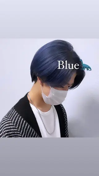 カラー メンズ 🧸🎀ブリーチ 栄🎀🧸かのんのヘアスタイル