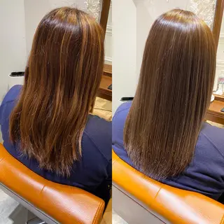 ロング カラー ヘアアレンジ SALOWIN銀座VORT所属・小林 佳祐のヘアスタイル