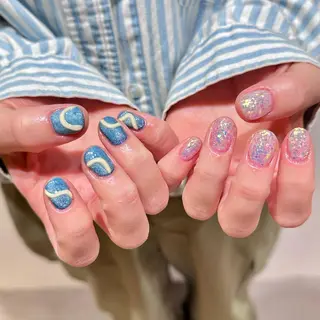 ネイル シモダ カスミ 🦀 @ksm_smdのネイルデザイン