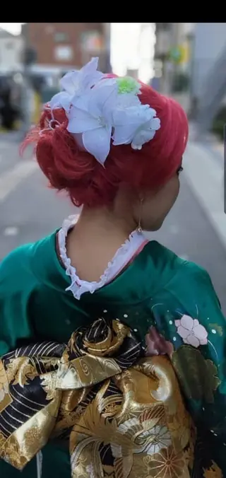 ロング カラー ヘアアレンジ マツエク・マツパ Secre hikaruのその他イメージ