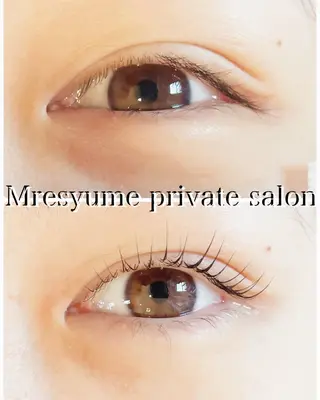 マツエク・マツパ Mresyume MAYUのマツエク・マツパデザイン