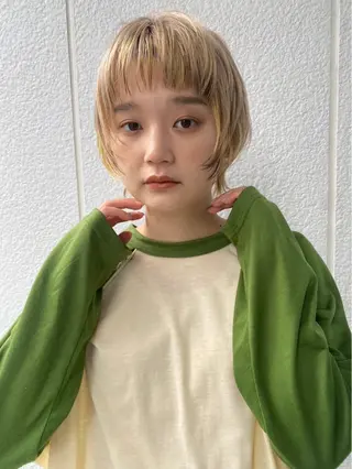 ショート レイヤーパーマ/ ショートパーマ/横浜のヘアスタイル