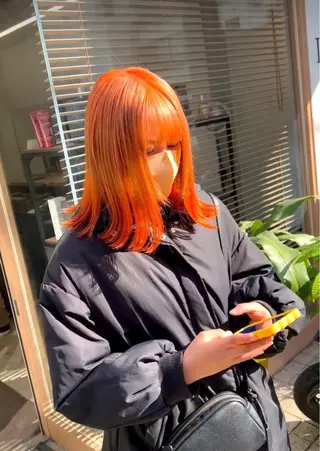 ミディアム カラー Libero by enVogueのヘアスタイル