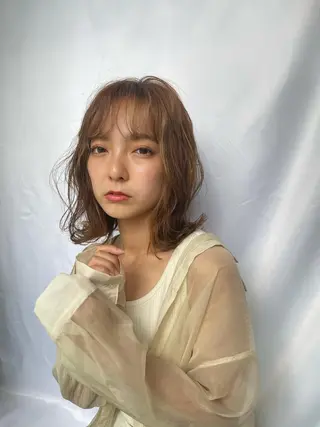 ミディアム 芽生 🌱のヘアスタイル