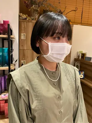 ショート カラー パーマ指名No1 /namiのヘアスタイル