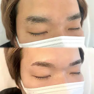 メンズ アイブロウ WHITEEYE堺東 店長/藁粥　明の眉毛・アイブロウイメージ
