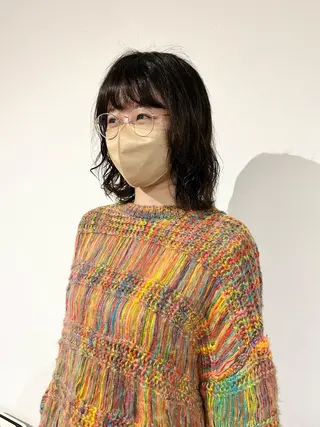 ミディアム パーマ ショート/パーマ/ カラー/FUKOのヘアスタイル