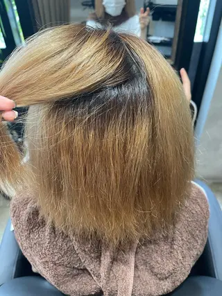 ショート パーマ ダブルカラー /まつ毛パーマ🎀のヘアスタイル