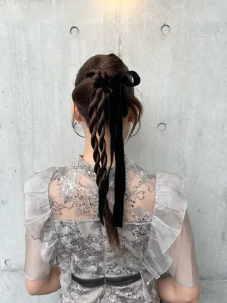 ロング 土田かほ/本日🈳 透明感カラー🍃のヘアスタイル