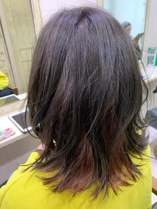 ミディアム 【全部無料🙇】 おがわようしんのヘアスタイル