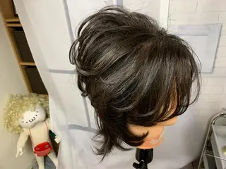 ミディアム ヘアアレンジ じょん 。のヘアスタイル