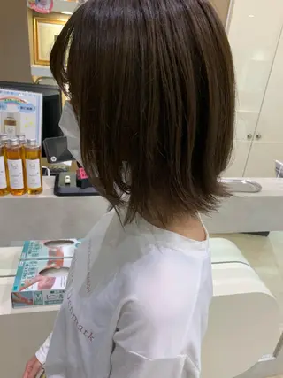 ミディアム 西新/siohair 似合わせ/石尾刻矢のヘアスタイル