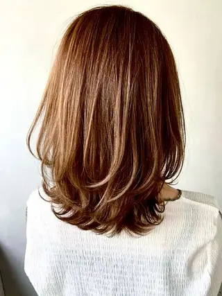 ミディアム アミーベル🧸🧡 廿日市本店のヘアスタイル