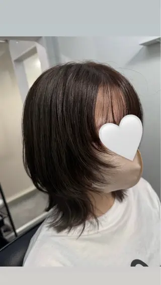 ミディアム カラー 高橋 葵のヘアスタイル