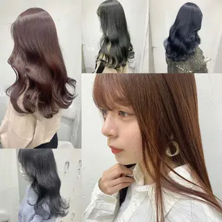 ロング カラー ヘアアレンジ SALOWIN原宿ash店所属・理想のハイトーンへ 🌙サイダサキのヘアスタイル