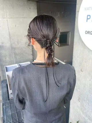 ミディアム ヘアアレンジ ヘアセット ✴︎Mai✴︎銀座のヘアスタイル