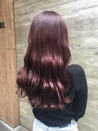 ロング 齋藤 結愛のヘアスタイル