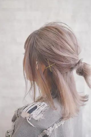 ショート カラー ハイトーンカラー RYUのヘアスタイル