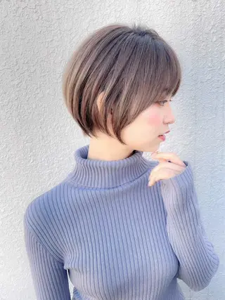 ショート ボブ🎀パーマ🎀 艶カラー🎀こころのヘアスタイル