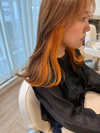 ミディアム カラー ✨カラー支持No.1 🧸ワキ カナコ🧸のヘアスタイル