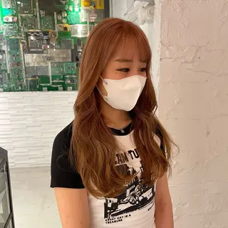 ロング カラー nameless miichiのヘアスタイル