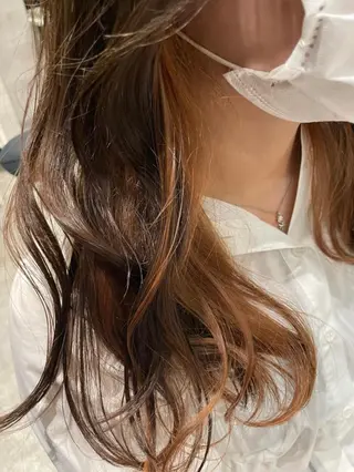 ロング カラー saho .のヘアスタイル