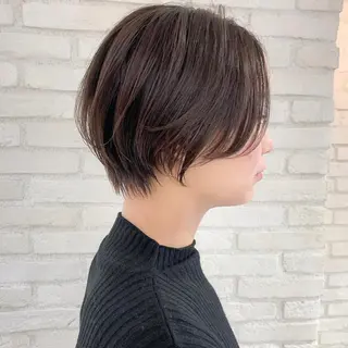 ショート カラー 伊 杏のヘアスタイル