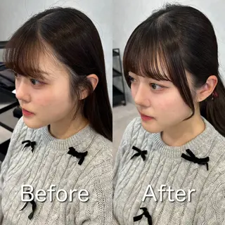 ミディアム ❤️ショートカット ・顔周りカット❤️のヘアスタイル