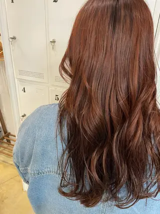 ロング カラー 🦄垢抜けボブ特化× 暖色カラー未来🦄のヘアスタイル