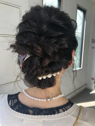 セミロング 國次 夕貴のヘアスタイル