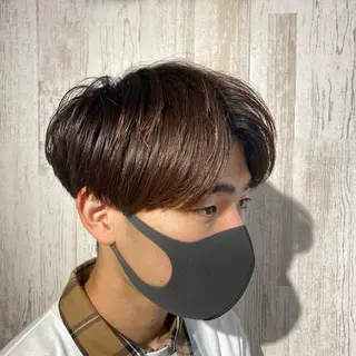 ショート メンズ 大場 優のヘアスタイル