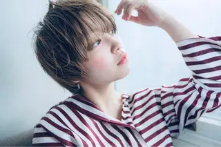 ショート カラー ママ美容師🧸谷山 潮音/ReFa取扱店のヘアスタイル