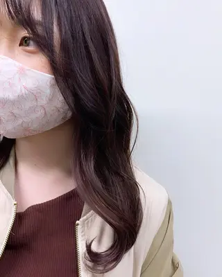 ロング Ririkoボブ 透明感カラー🤍のヘアスタイル