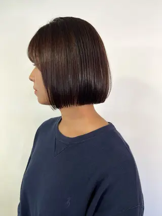 ショート ボブ×縮毛矯正 ryotaのヘアスタイル