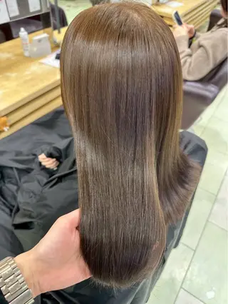 ロング カラー 再現性の高いパーマ 🌀ふうき🌀のヘアスタイル