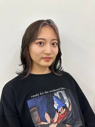 ミディアム カラー OLSEN D.B.A BALLOON HAIR所属・さとう あやかのヘアスタイル