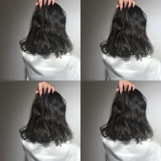 ミディアム カラー ♡美髪•艶髪♡砂川 なつきのヘアスタイル