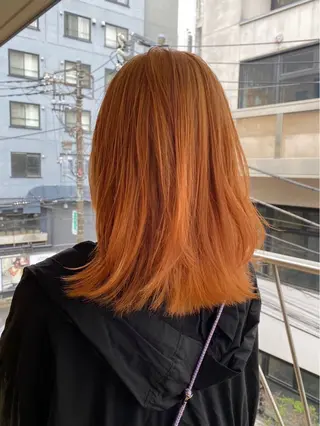 カラー 🍒暖色/艶カラー/ moe🍒のヘアスタイル