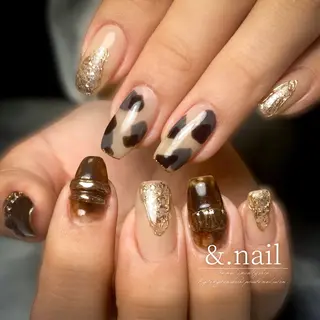 ネイル &.nail/ ニュアンス/持込み可のネイルデザイン
