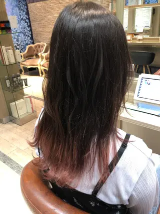 ロング カラー 一戸 拓斗のヘアスタイル