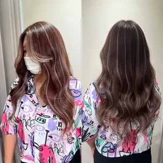 ロング カラー 🦋美髪／エクステ 🦋アベイクミのヘアスタイル