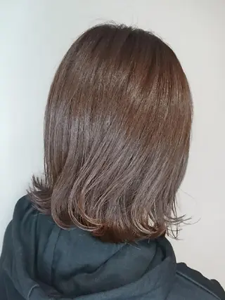 ミディアム カラー ✨ブリーチなし透明感 カラー✨ゆりかのヘアスタイル