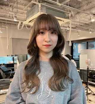 ロング カラー ALBUM銀座‪‪ RURUKA‪‪❤︎のヘアスタイル