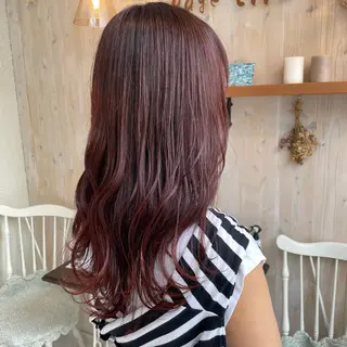 セミロング カラー 透明感カラー/ 寺田千雅子のヘアスタイル