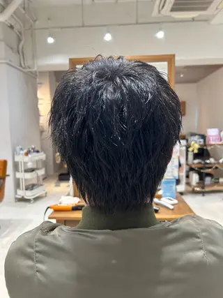 ショート メンズ 山﨑 燦人のヘアスタイル